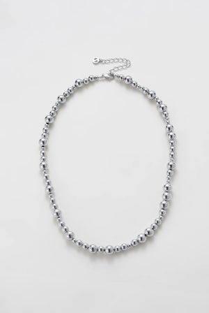 ZAFINO Naomi Necklace Silver beaded