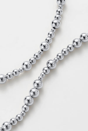ZAFINO Naomi Necklace Silver beaded