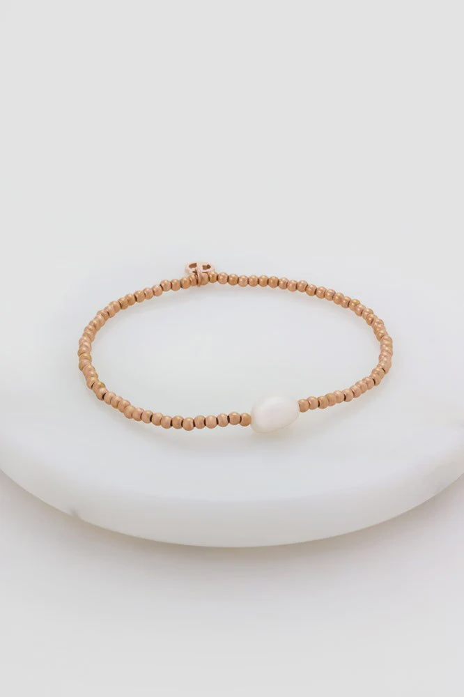 Lily Stretch Bracelet - Rose Gold