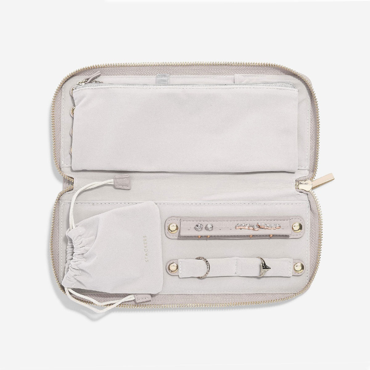 Stackers Jewellery Wallet - Taupe