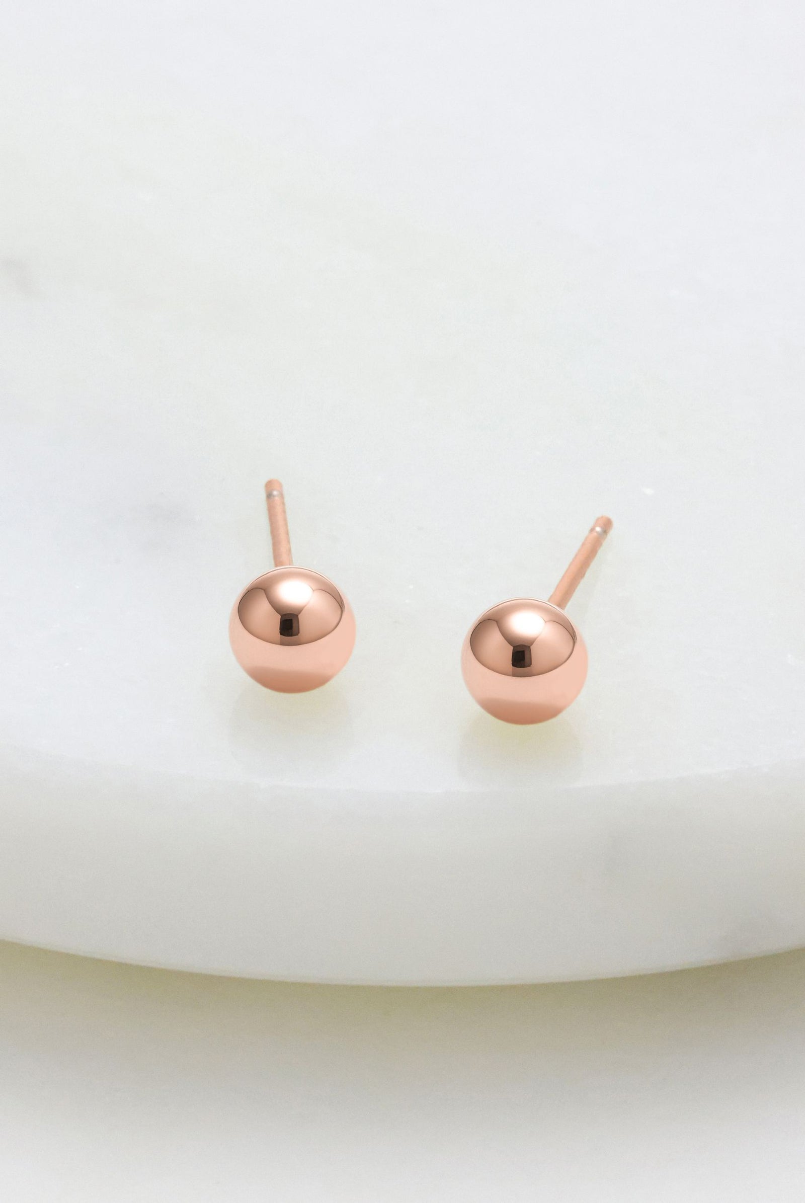 Ball Mini Stud - Rose Gold
