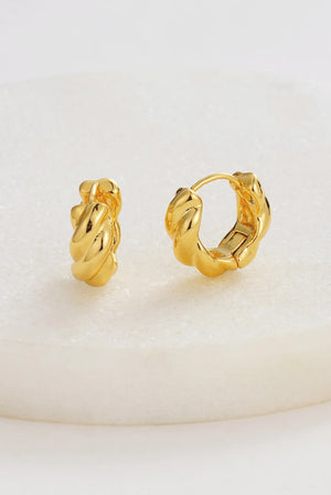 ZAFINO Maya Mini Huggies - Gold 7117