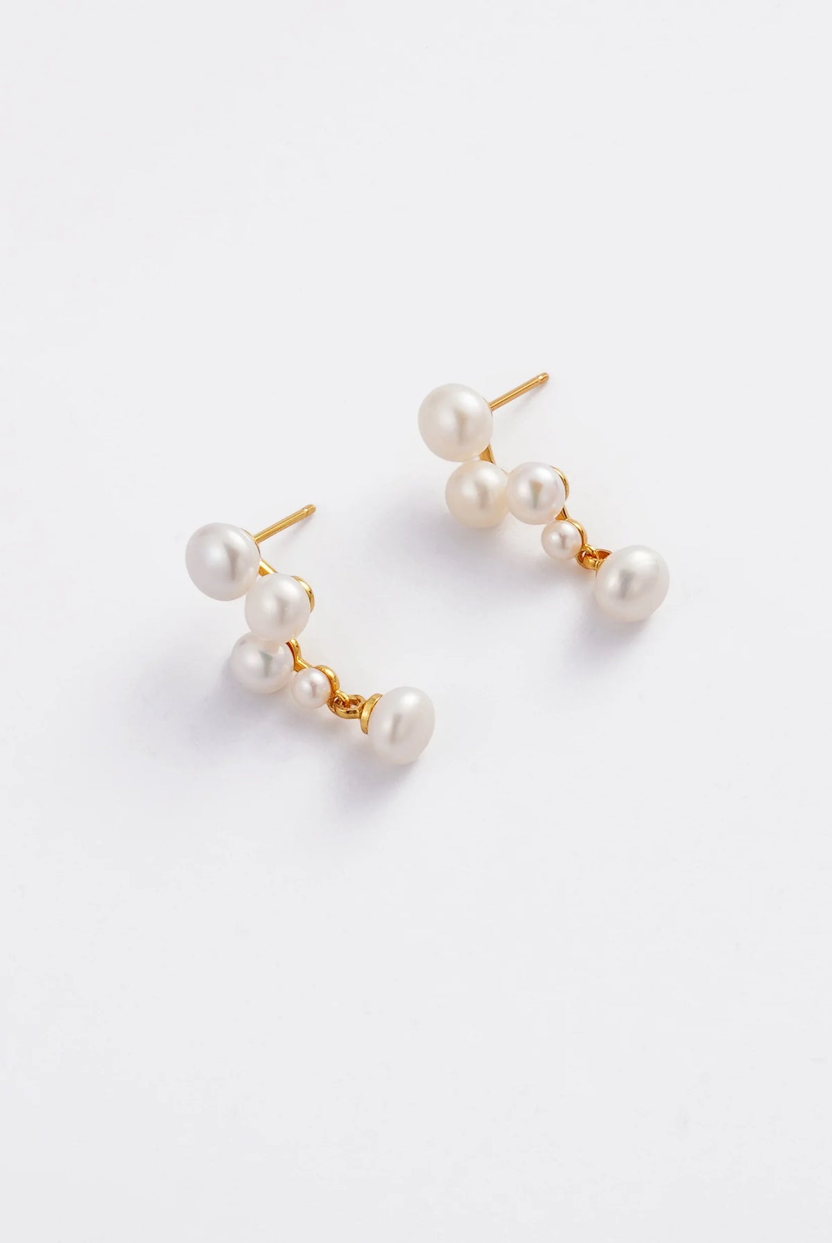 ZAFINO Luna Pearl Earring - Gold