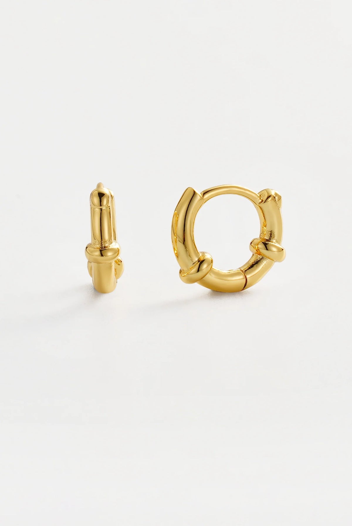 ZAFINO Gold hoop earrings 7800