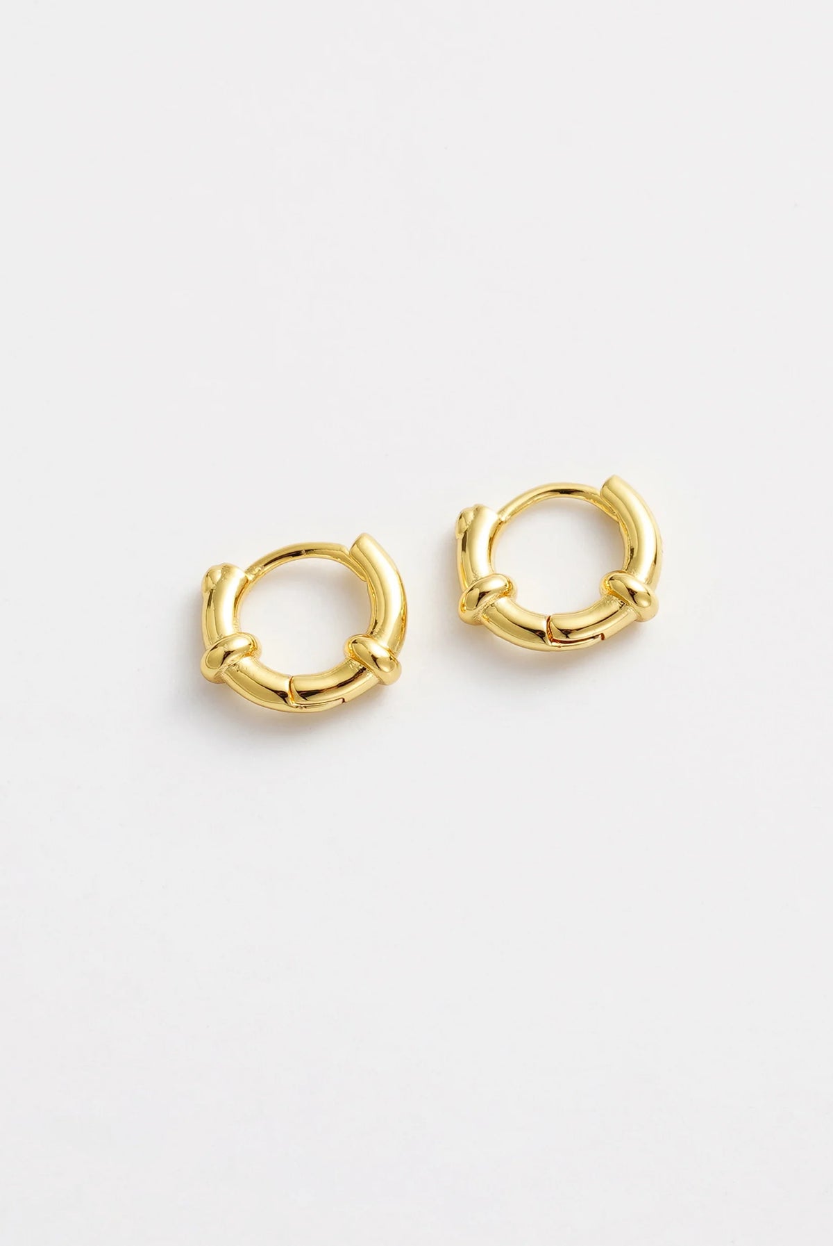 ZAFINO Gold hoop earrings 7800