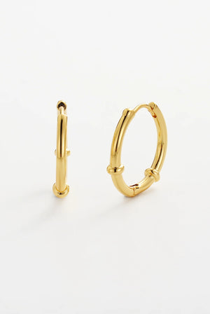 ZAFINO Tessa Gold hoop earrings