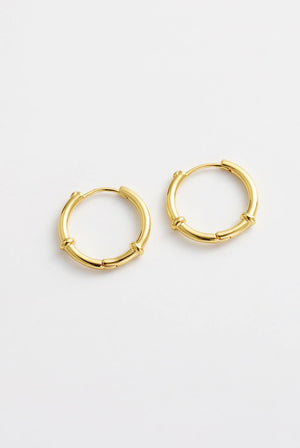 ZAFINO Tessa Gold hoop earrings