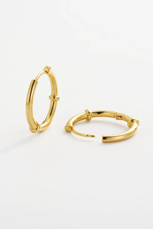 ZAFINO Tessa Gold hoop earrings