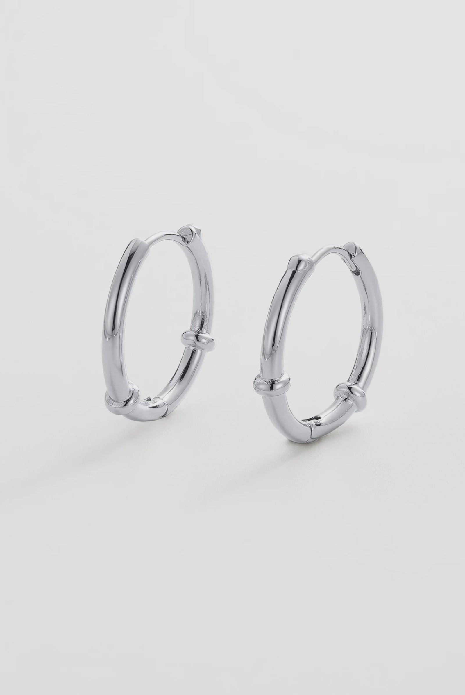 ZAFINO Tessa Hoop silver hoop earrings