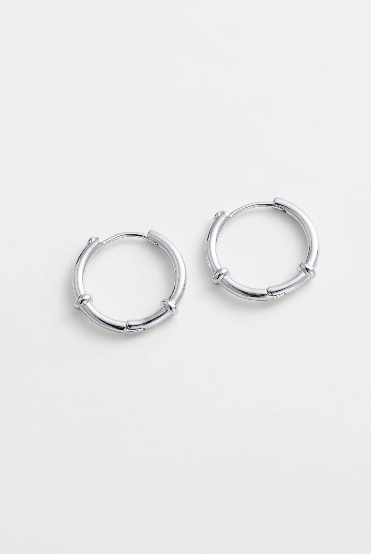 ZAFINO Tessa Hoop silver hoop earrings