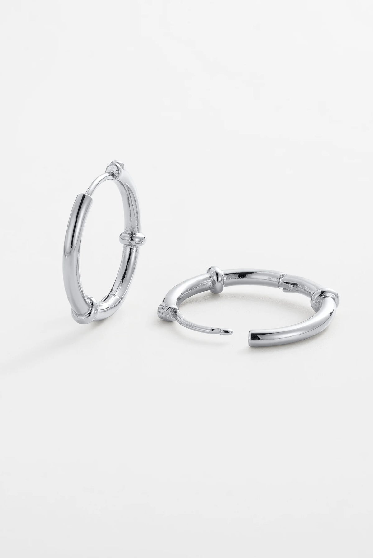 ZAFINO Tessa Hoop silver hoop earrings