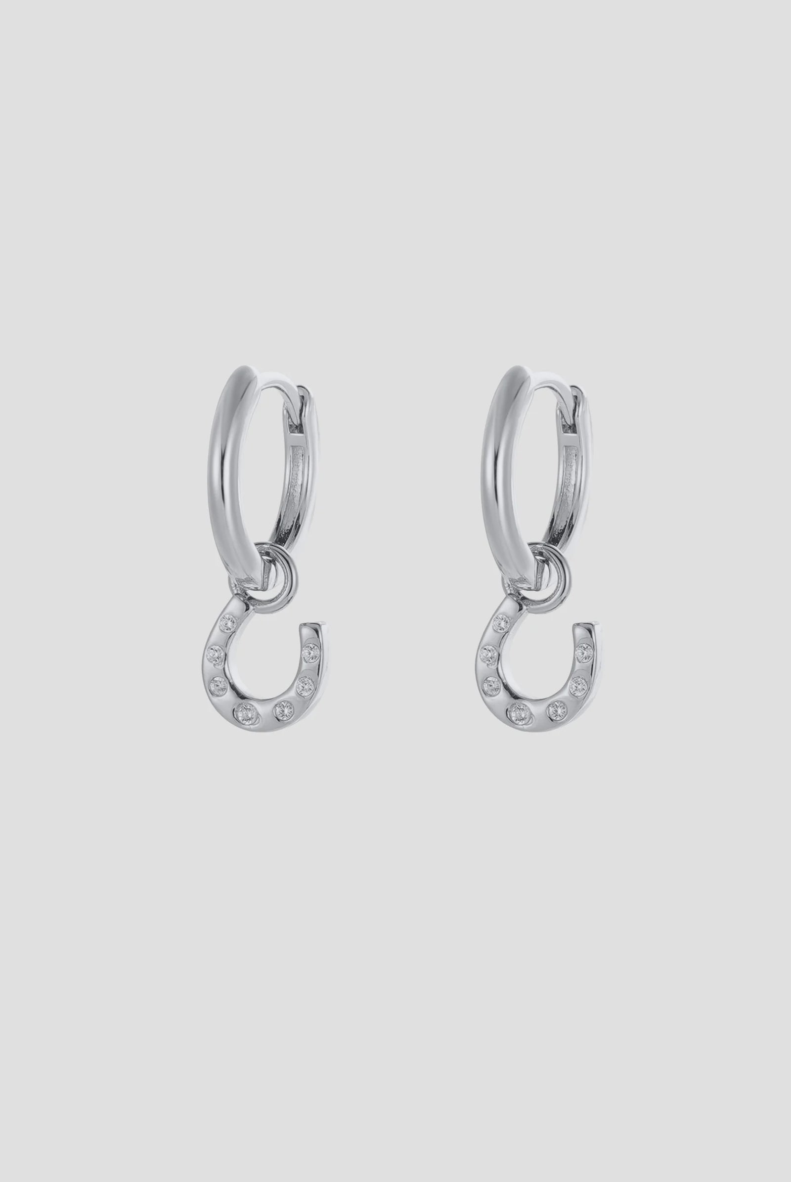 ZAFINO Lucky Hoop - Silver Earrings