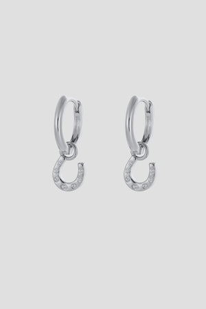 ZAFINO Lucky Hoop - Silver Earrings