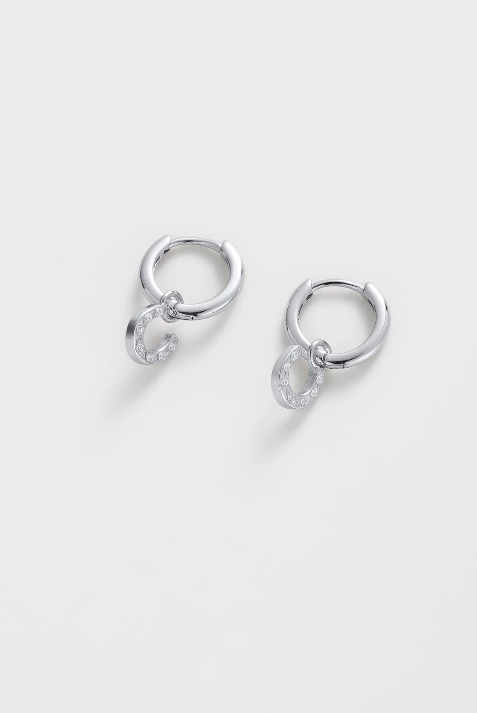 ZAFINO Lucky Hoop - Silver Earrings