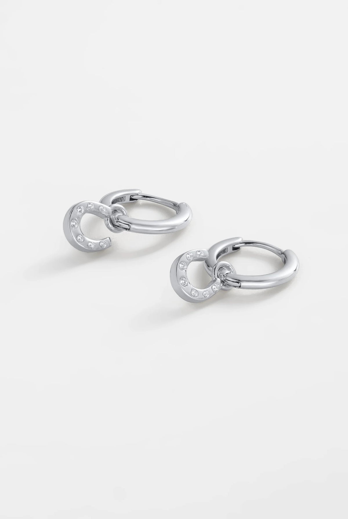ZAFINO Lucky Hoop - Silver Earrings
