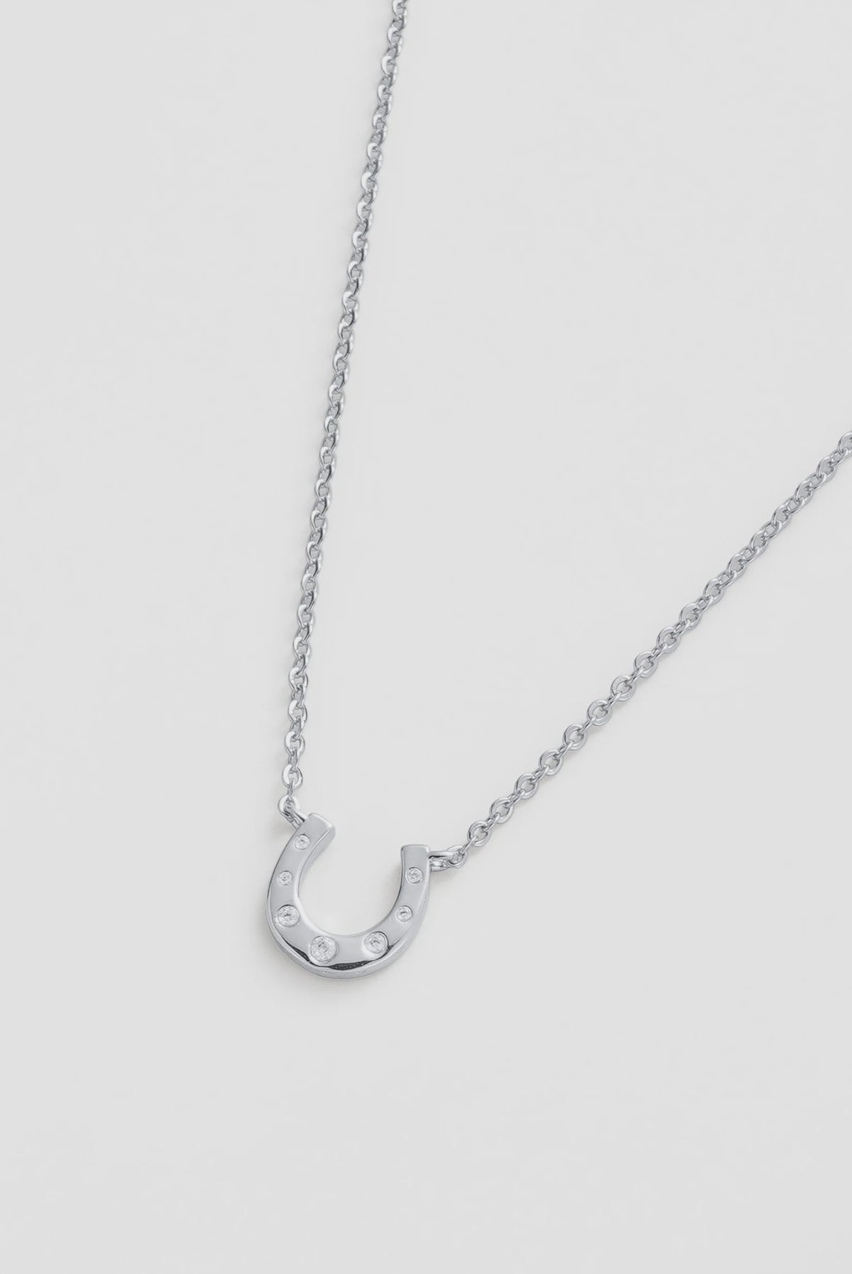 ZAFINO Lucky Necklace Silver horseshoe necklace