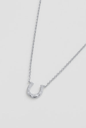 ZAFINO Lucky Necklace Silver horseshoe necklace
