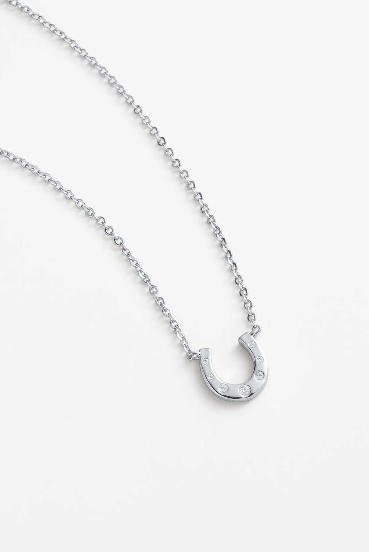 ZAFINO Lucky Necklace Silver horseshoe necklace