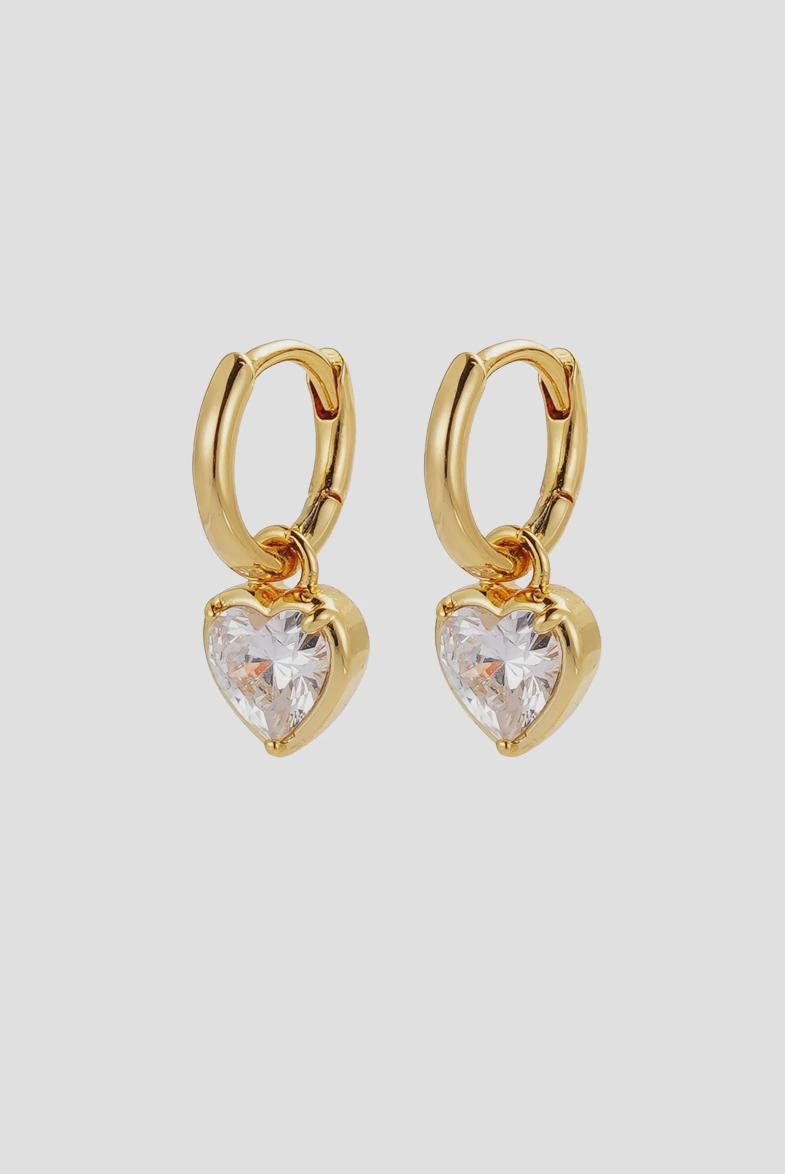 ZAFINO Amor Earring Gold heart-shaped earrings 7844