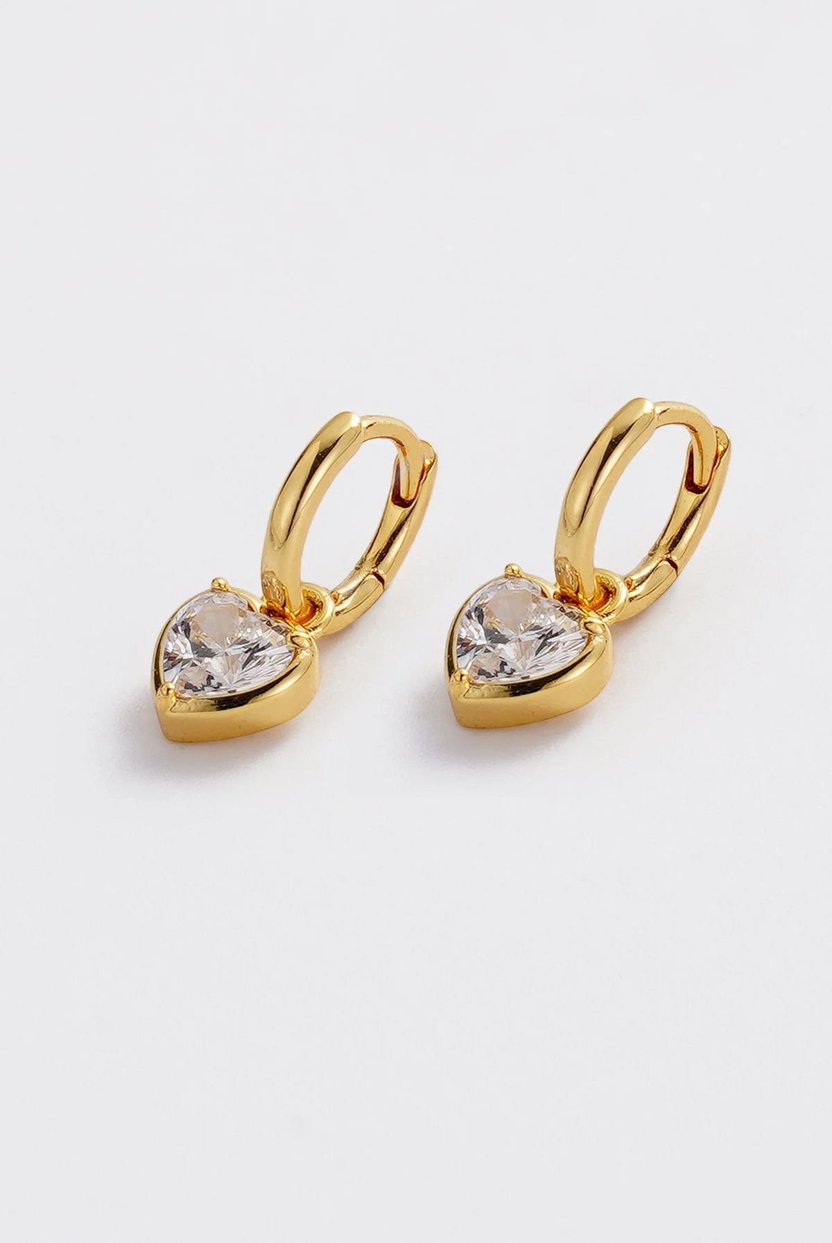 ZAFINO Amor Earring Gold heart-shaped earrings 7844