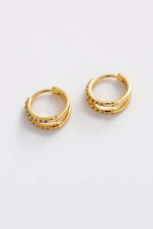 ZAFINO Celia Huggie - Gold 7855