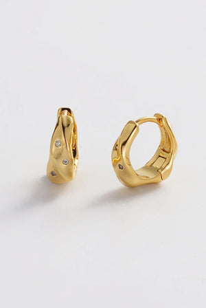 Zafino June Gold hoop earrings 7859