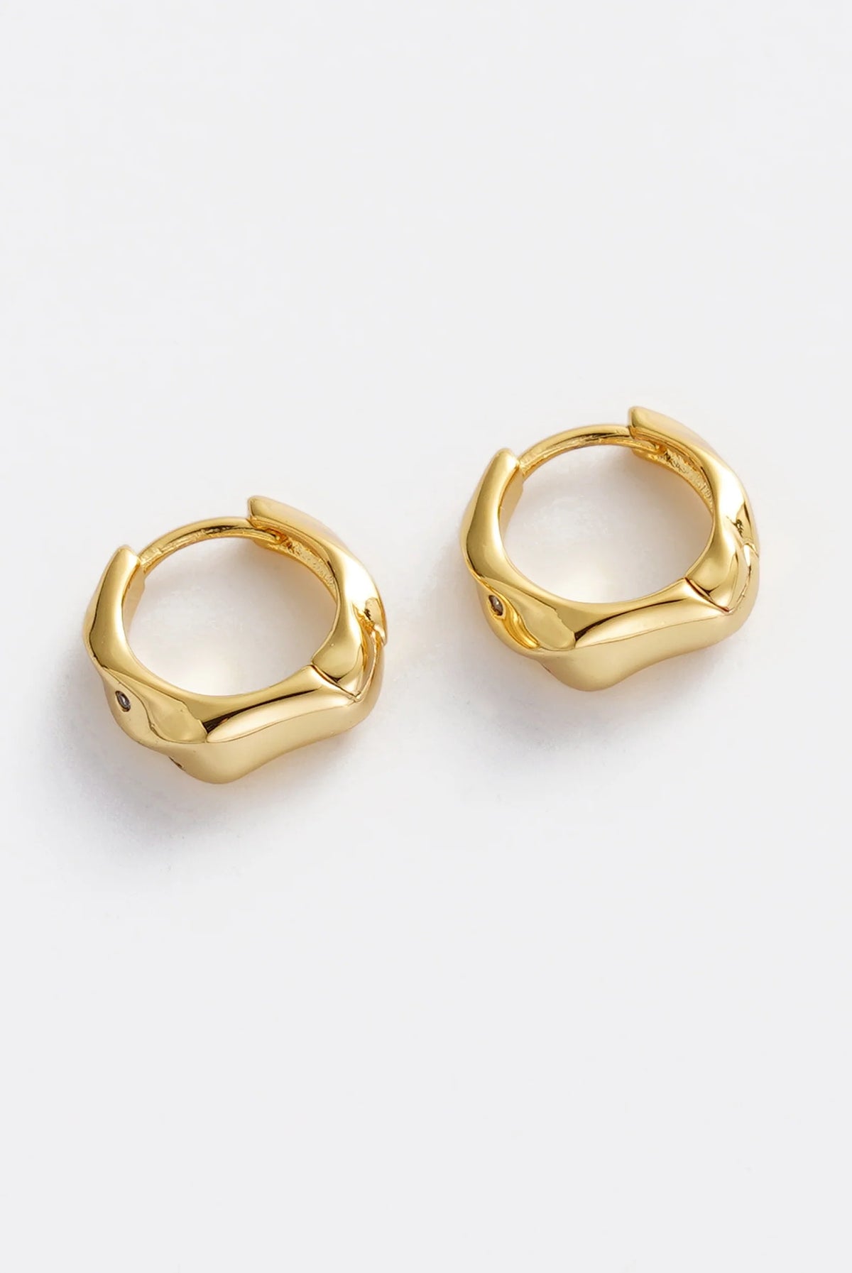 Zafino June Gold hoop earrings 7859