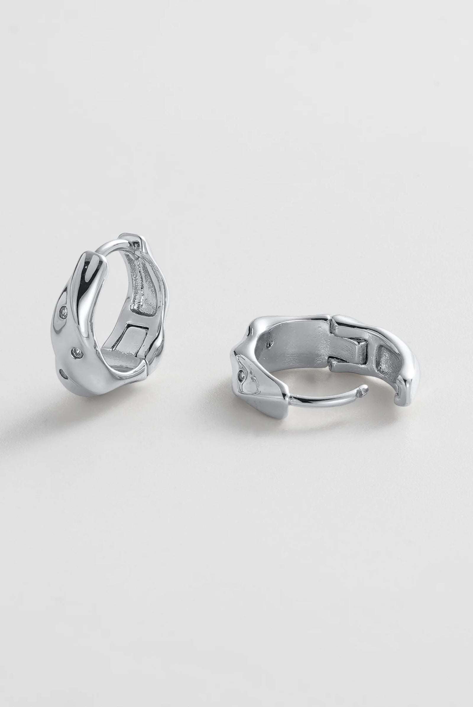Zafino The June Hoop Silver earrings 7860
