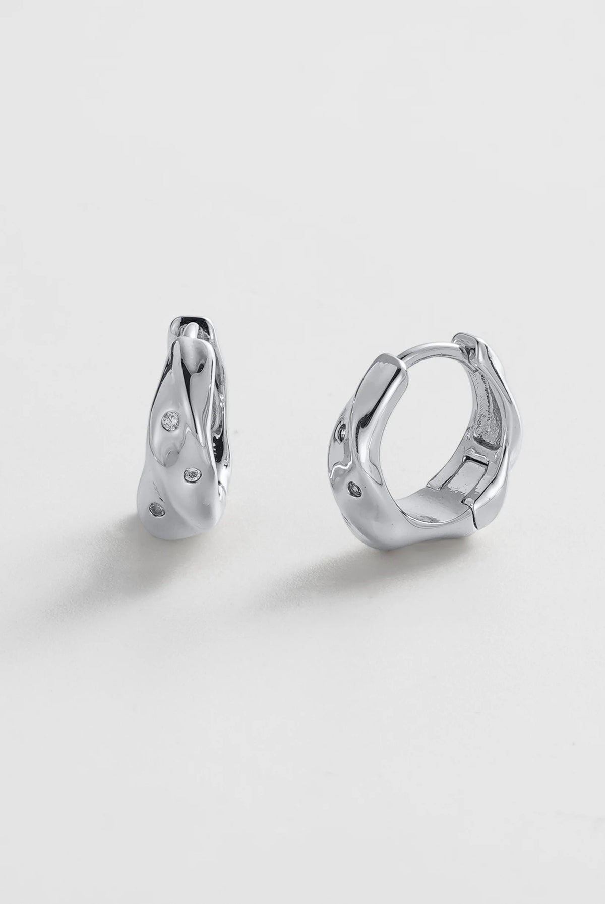 Zafino The June Hoop Silver earrings 7860