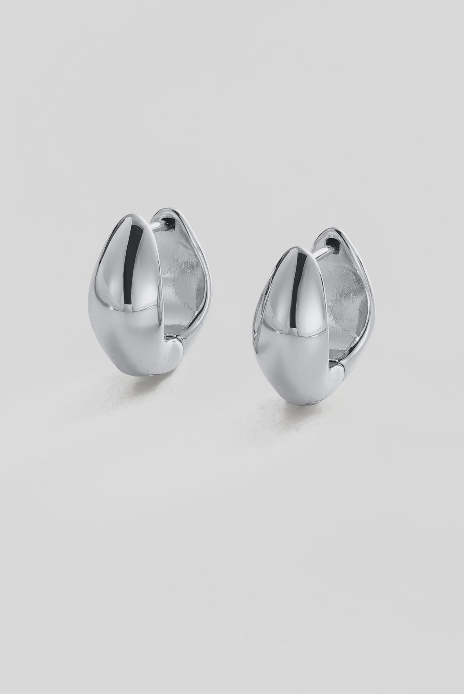ZAFINO 7864 Margot silver hoop earrings