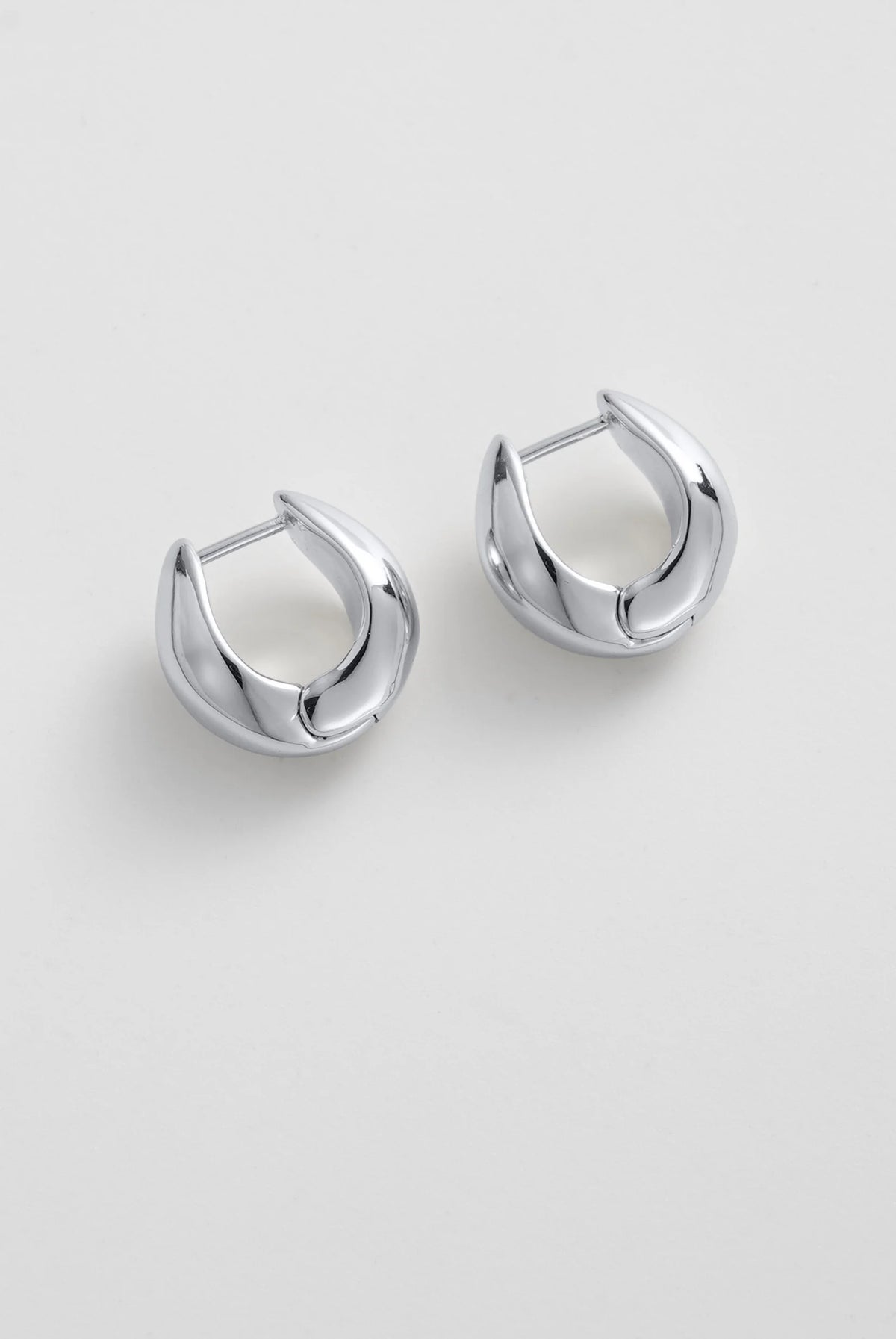 ZAFINO 7864 Margot silver hoop earrings