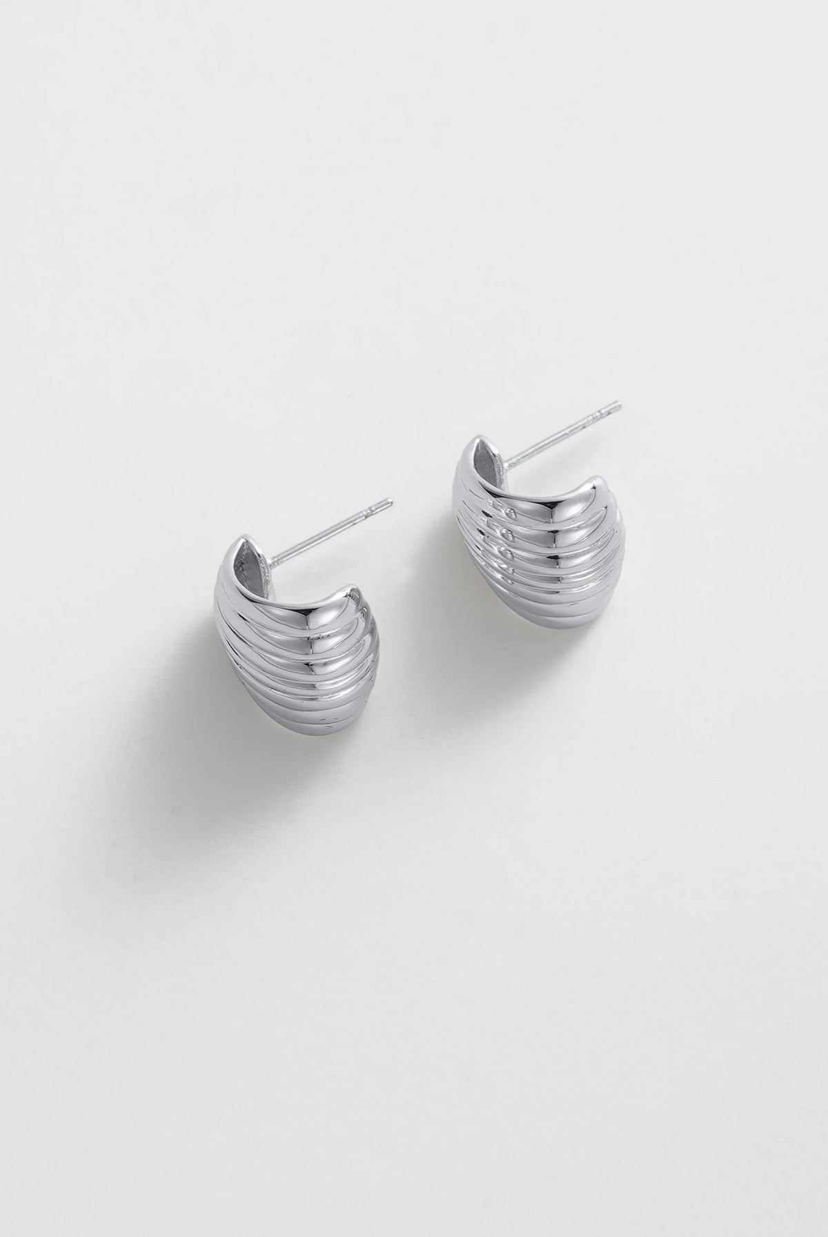 ZAFINO Sasha Hoop - Medium silver hoop earrings 7874