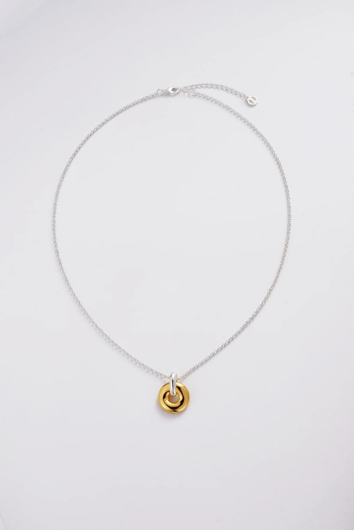 ZAFINO Astrid Necklace - Gold / Silver 7877 Necklace with a gold and silver pendant