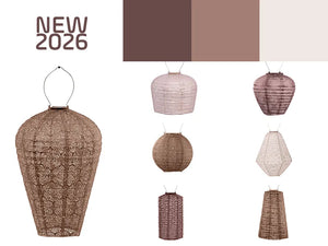 LUMIZ Lantern Balloon 20cm - Mocha Folia NZ Auckland