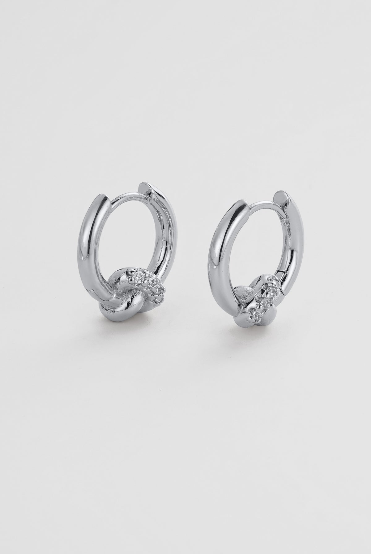 Elle Hoop Silver