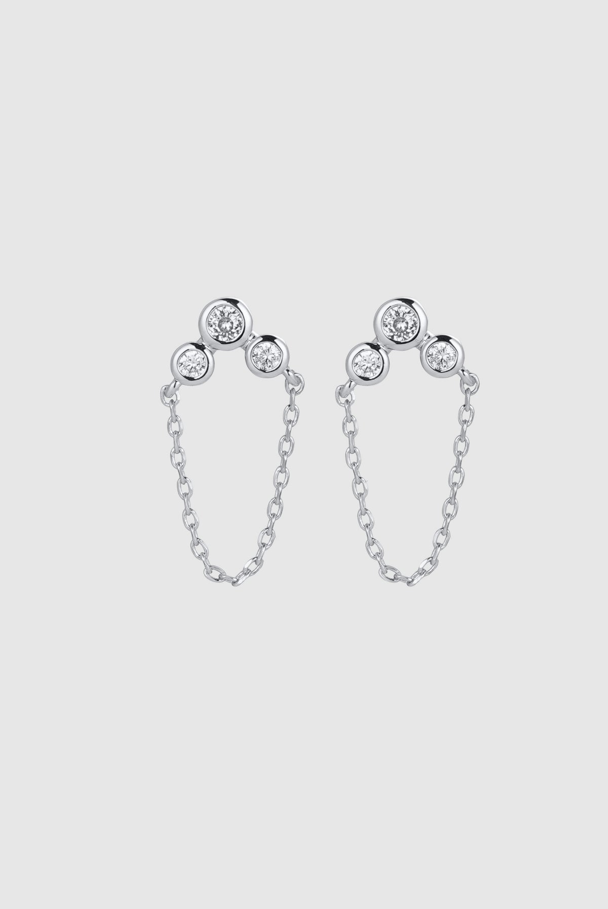 Tia Stud - Silver