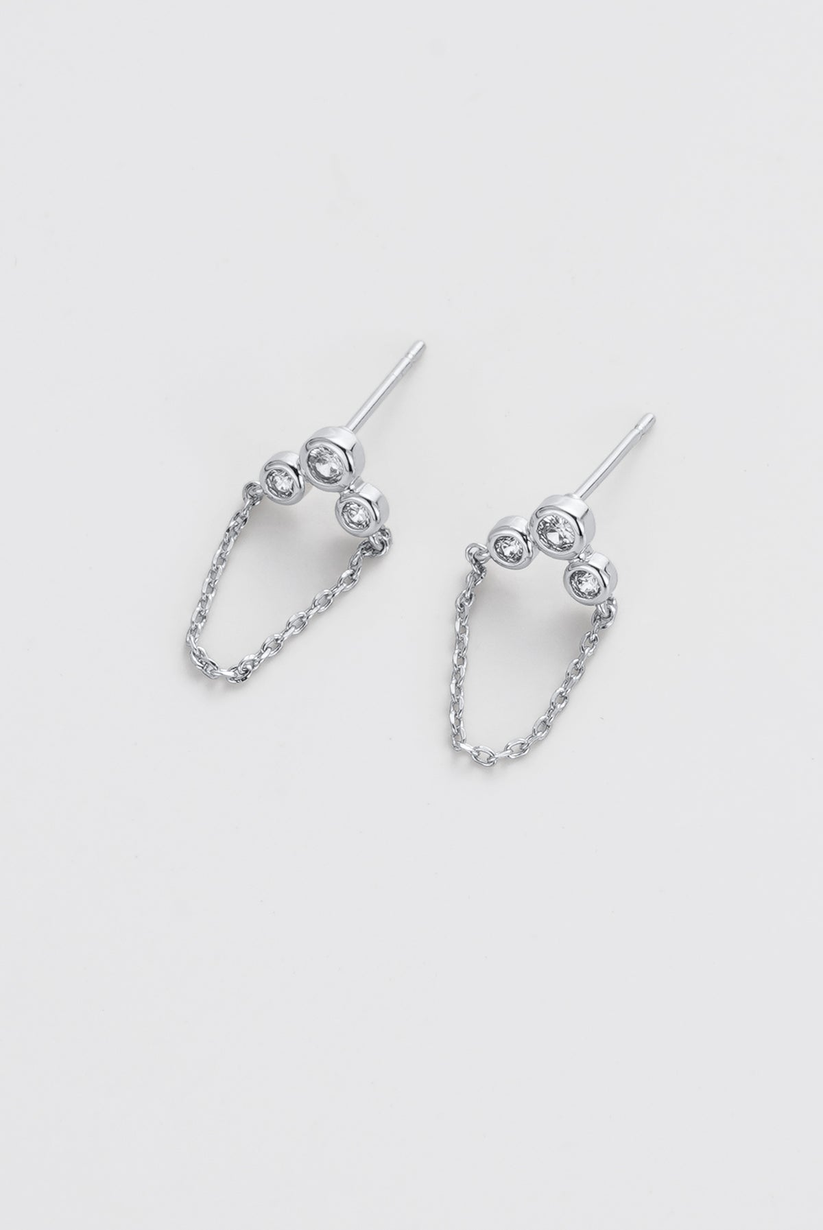 Tia Stud - Silver
