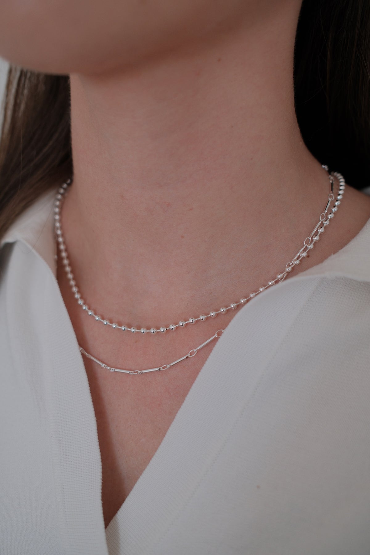 Ada Necklace - Silver