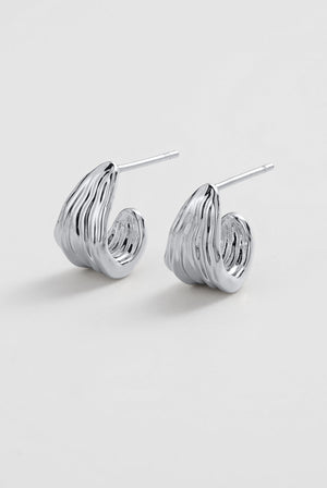 ZAFINO 8143 Lexi Hoop - Small - Silver