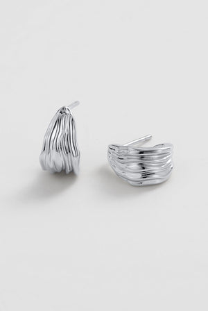ZAFINO 8143 Lexi Hoop - Small - Silver