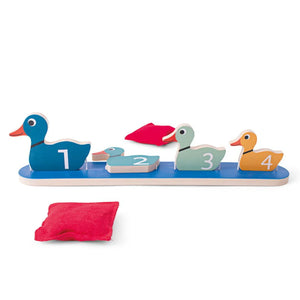BS Toys Ducks in a Row Wooden duck game