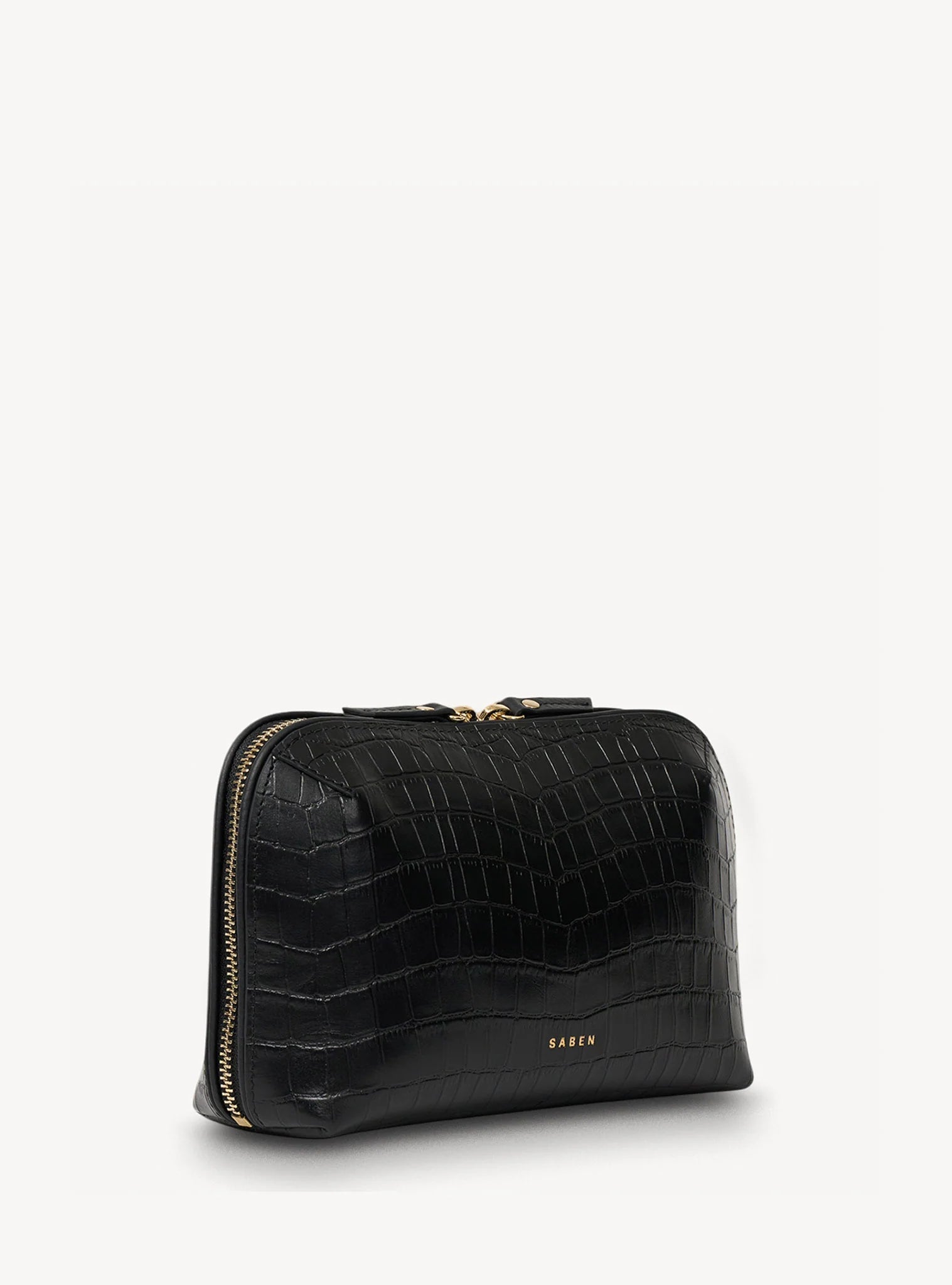 SABEN Tate Tech Pouch - Black Croc