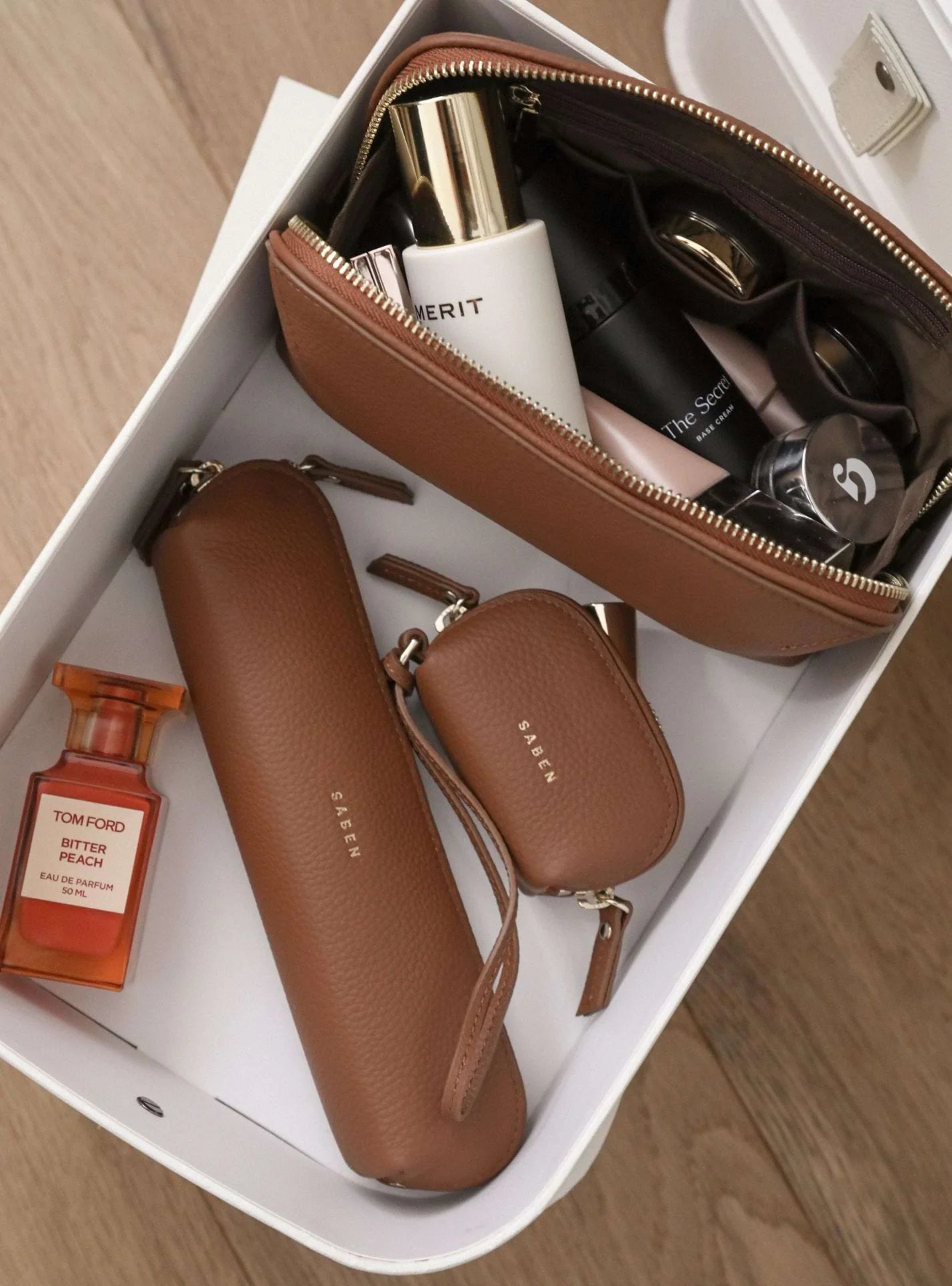 SABEN Tarin Airpod Pouch - Tan