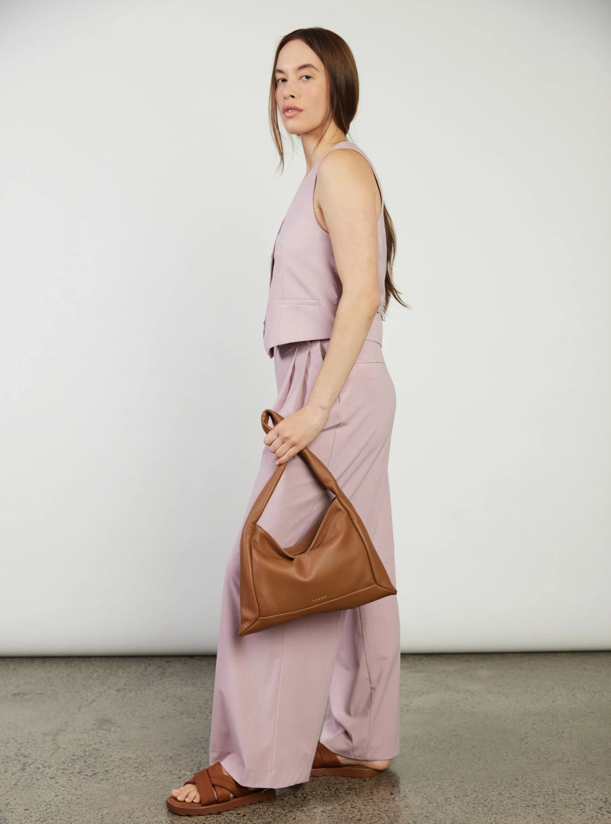 SABEN Hazel Shoulder Bag - Tan Luxe