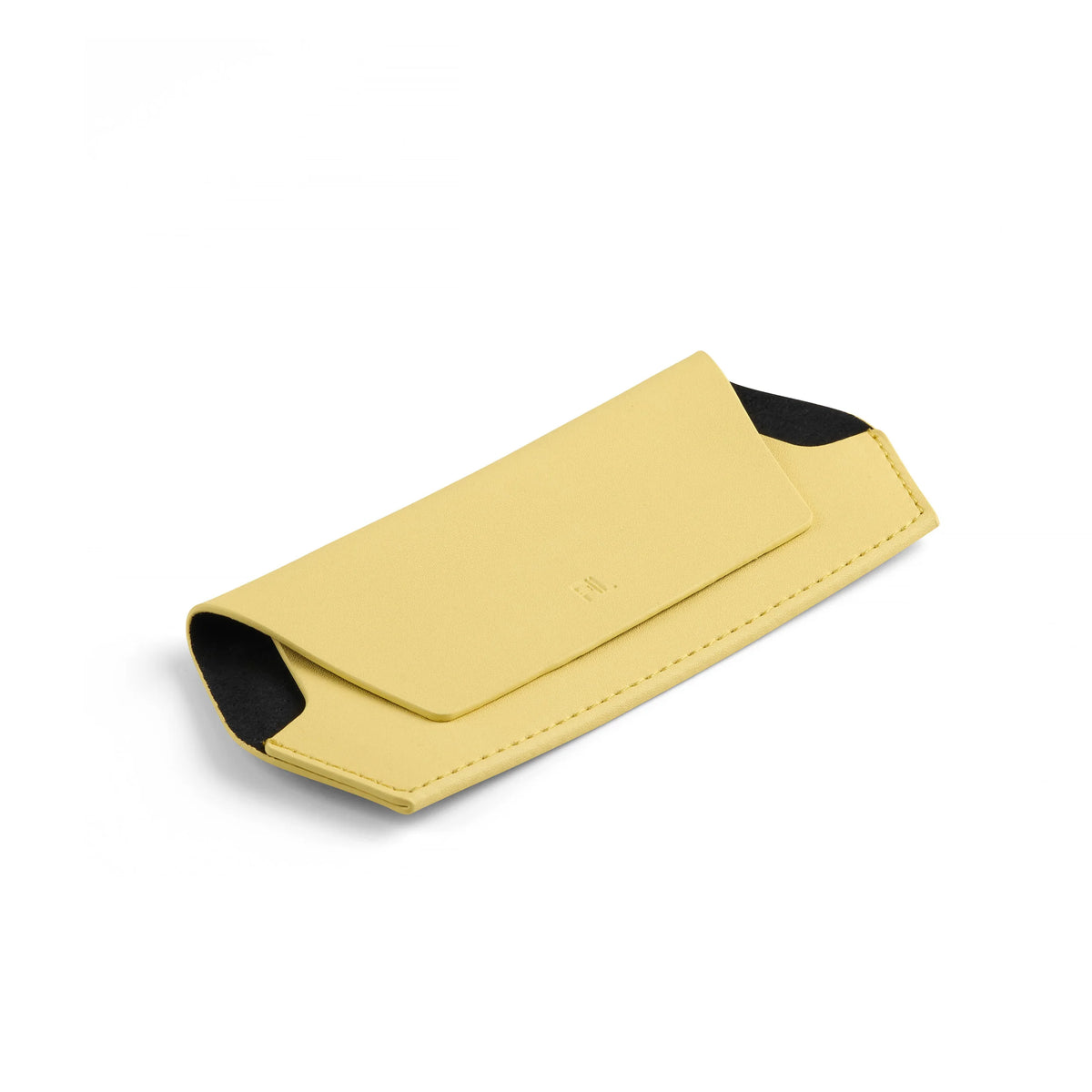 Fox & Leo Glasses Case - Yellow Leather