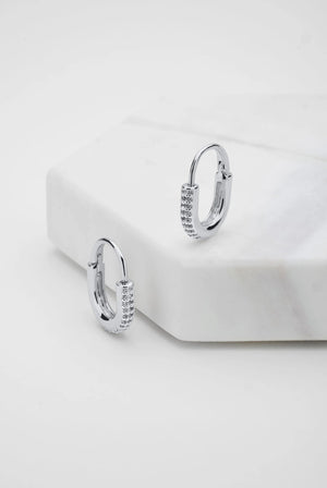 ZAFINO 7431 Phoebe Hoop - Silver