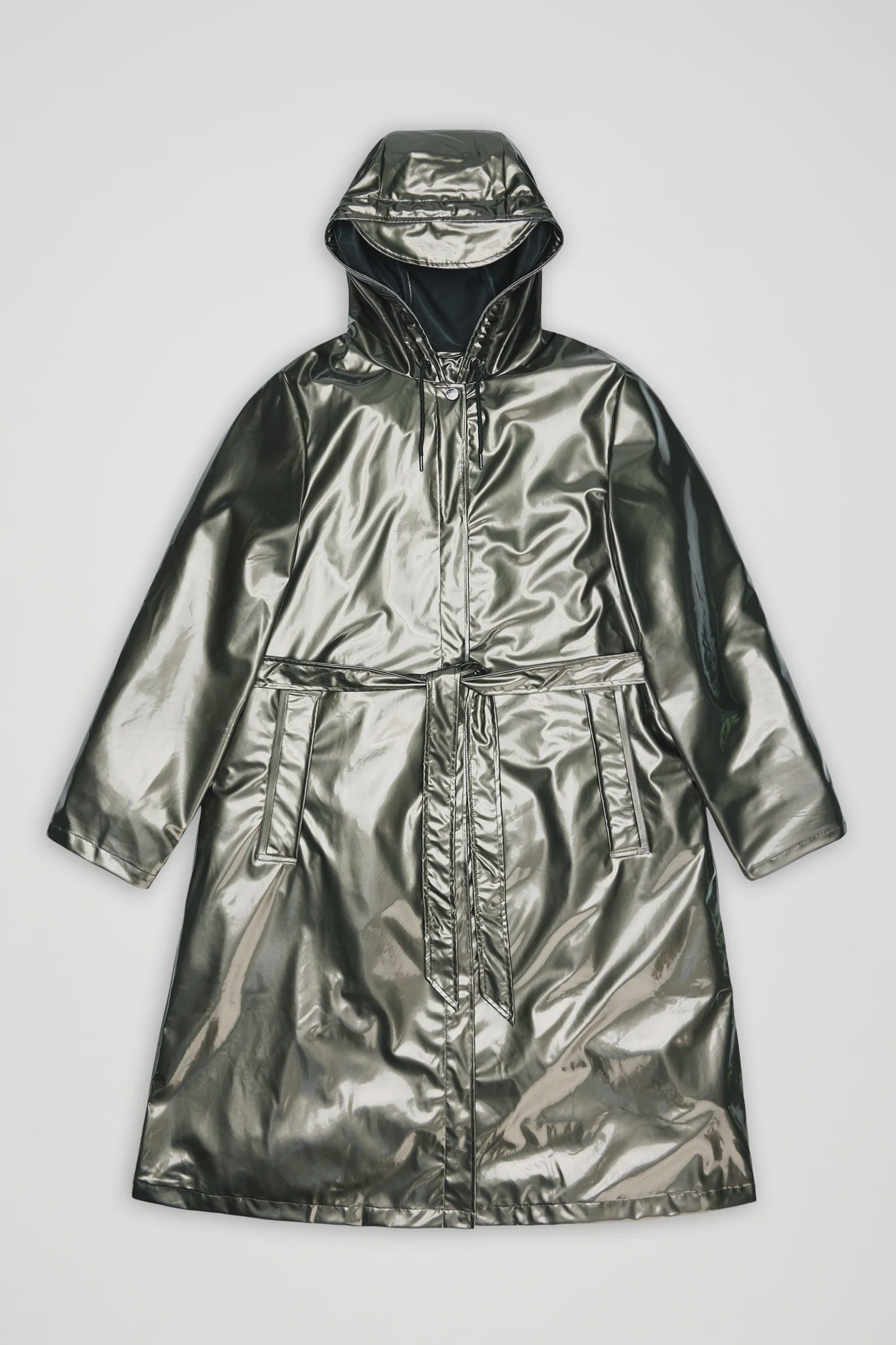 RAINS A-Line Longer W Jacket W3 - Raven