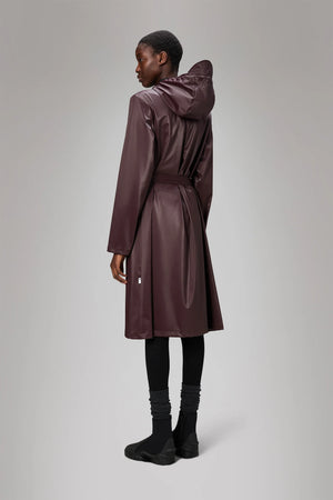 Rains Waterproof Coat A-Line Longer W Jacket W3 - Depth