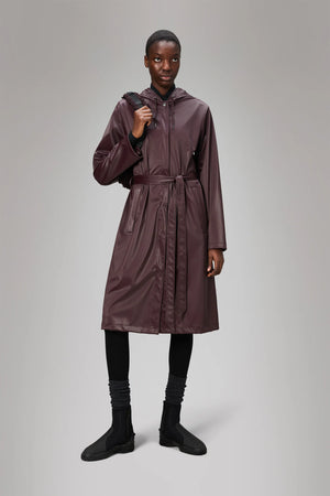 Rains Waterproof Coat A-Line Longer W Jacket W3 - Depth