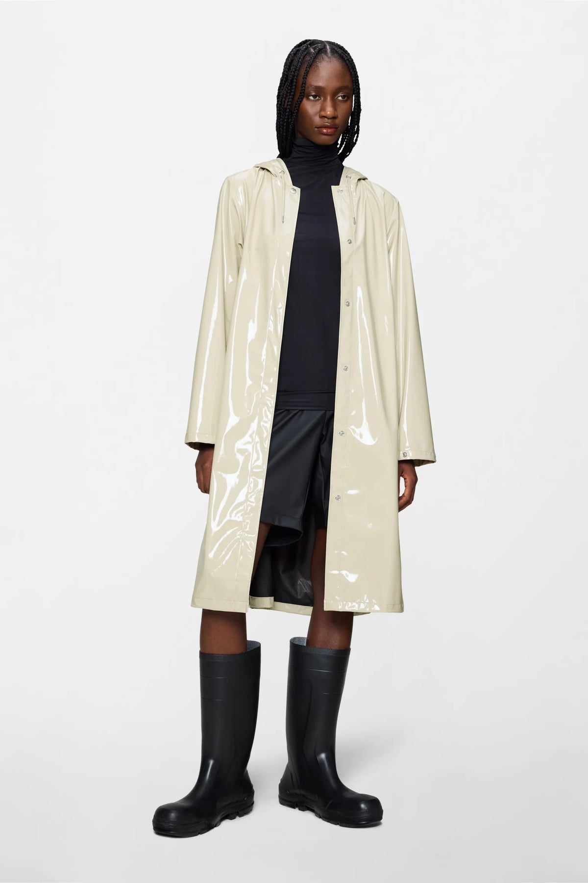RAINS A-Line Longer W Jacket W3 - Shore